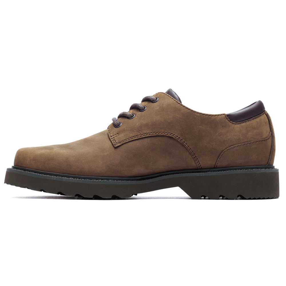 Oxfords Rockport Hombre Mexico - Northfield Waterproof Marrom Oscuro - ZEDMY6059